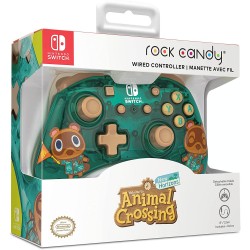 NINTENDO PDP Rock Candy Nintendo Switch Controller Cablato Animal Crossing 